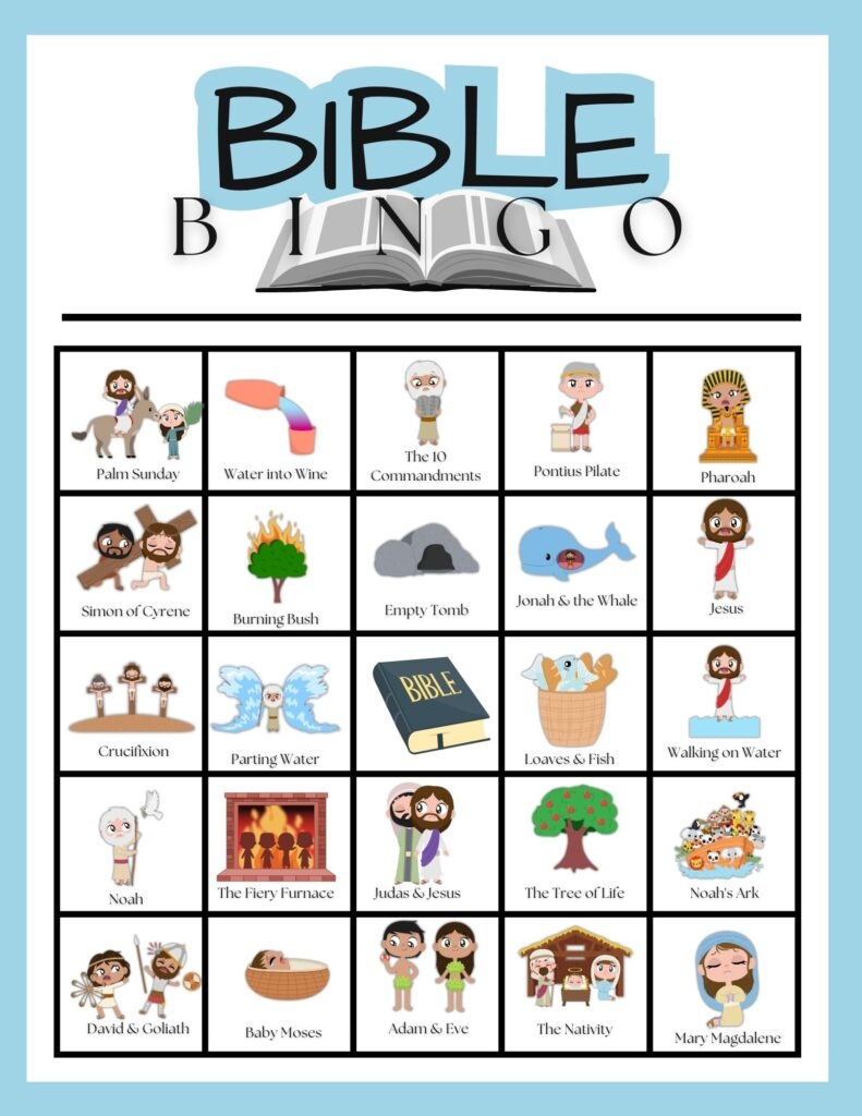 Free Printable Bible Bingo  Healing Home