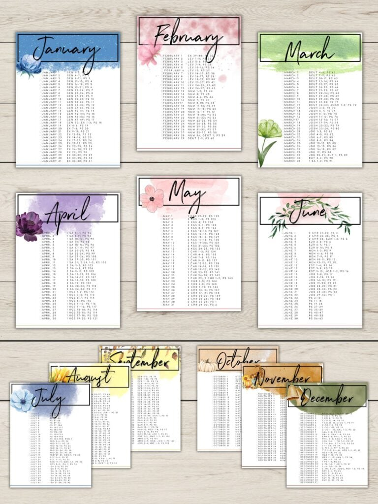 Free Printable Bible Reading Plans Healing Home Free Printable Bible Reading Plans Healing Home