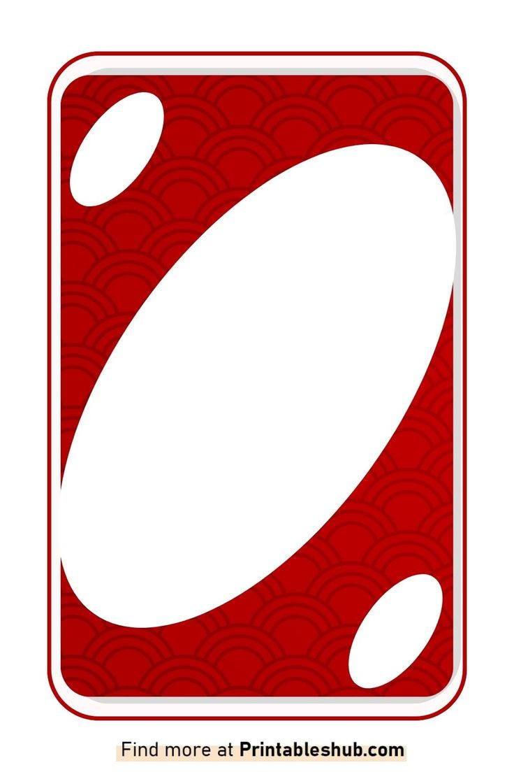 Free Printable Blank UNO Cards Template [PDF] - Printables Hub