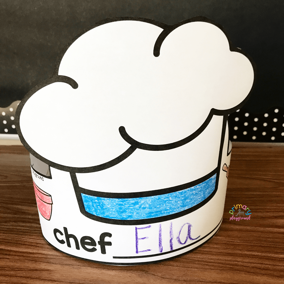 Free Printable Chef Hat - Primary Playground