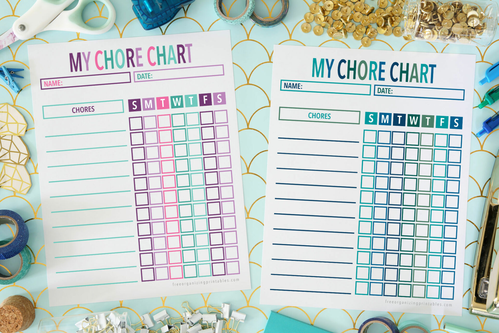 Free Printable Chore Charts for Kids and Adults Free Printable Chore Charts for Kids and Adults