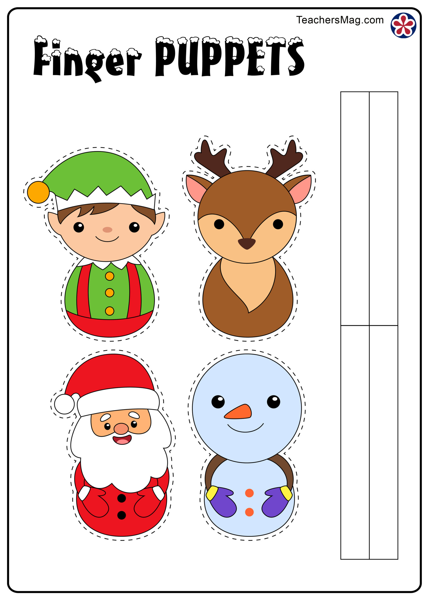 Free Printable Christmas Activities. TeachersMag