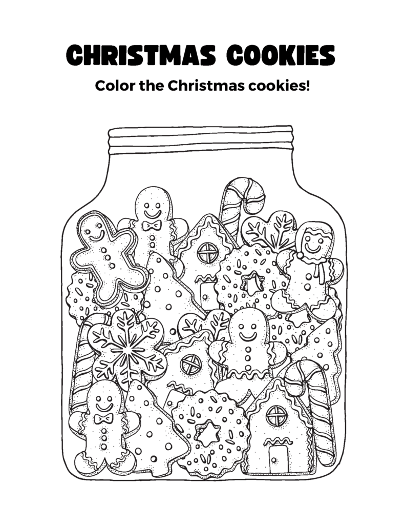 Free Printable Christmas Activity Book - Baking You Happier