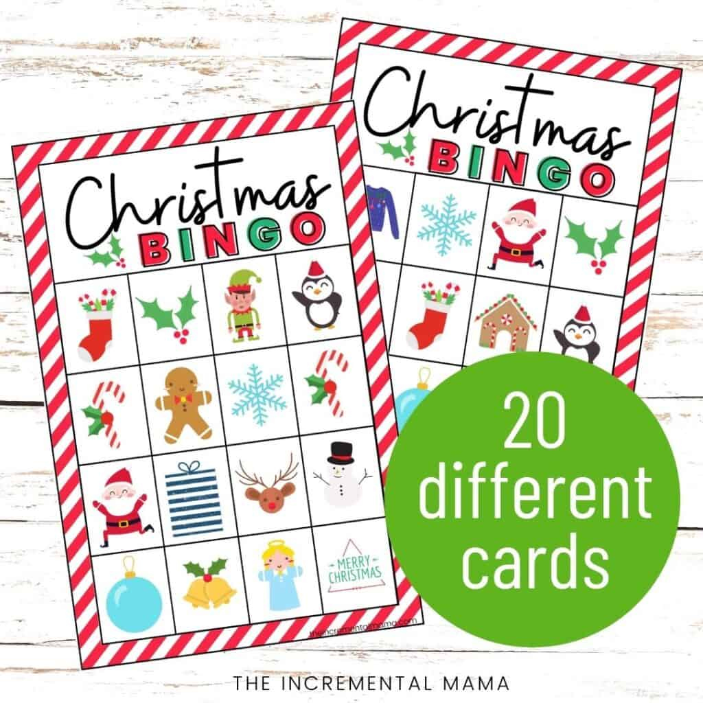 Free Printable Christmas Bingo Cards - The Incremental Mama Free Printable Christmas Bingo Cards - The Incremental Mama