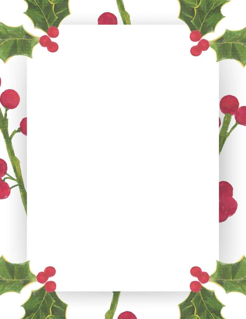 + Free Printable Christmas Border Printable Templates - The