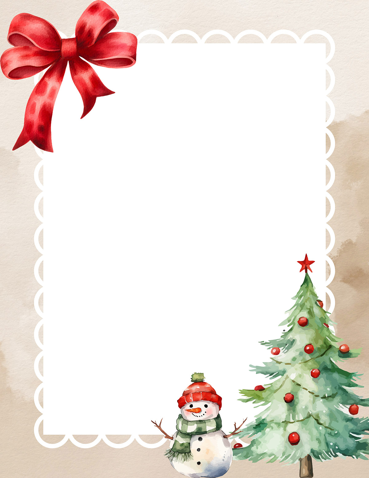 Free Printable Christmas Borders - Border Templates - Mom in Free Printable Christmas Borders - Border Templates - Mom in