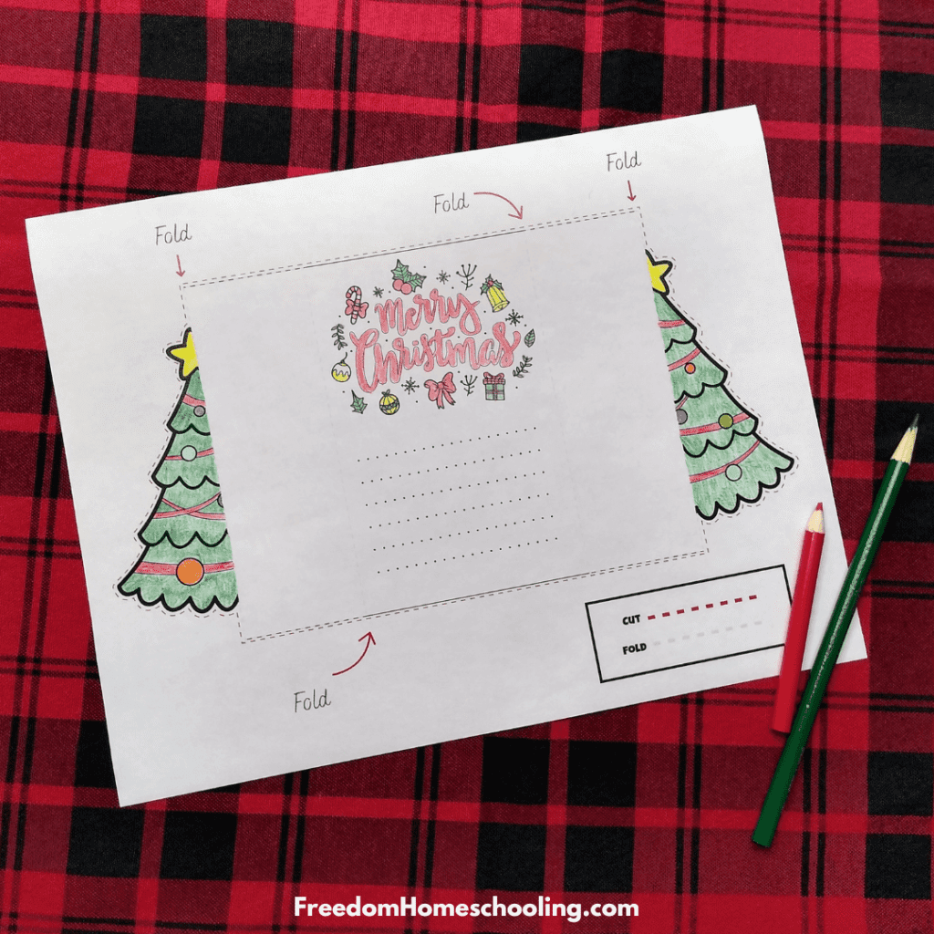 Free Printable Christmas Cards - Freedom Homeschooling