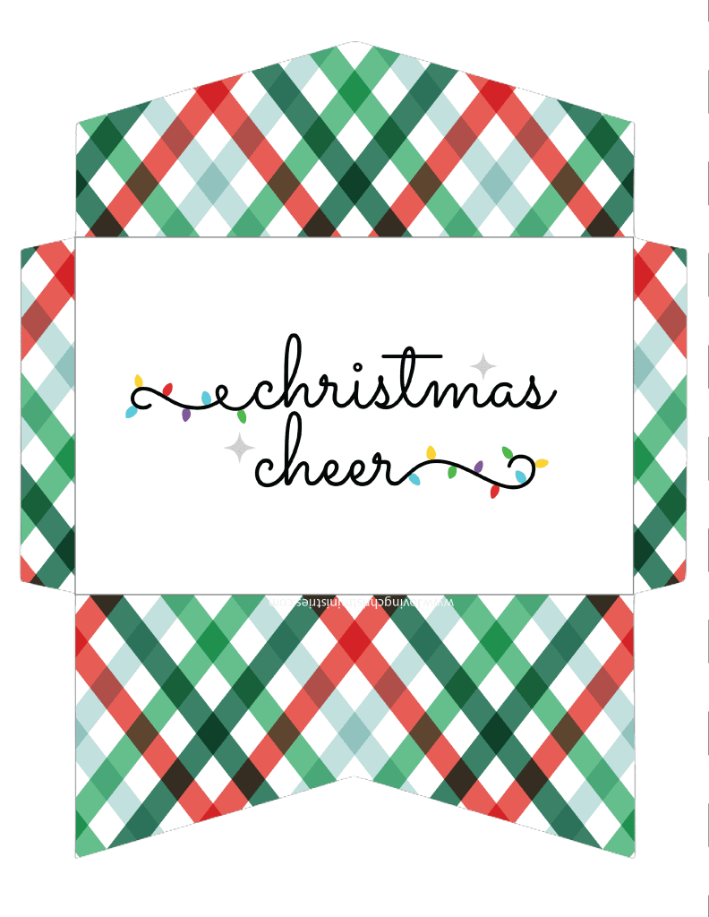 Free Printable Christmas Cash Envelopes - Loving Christ Ministries