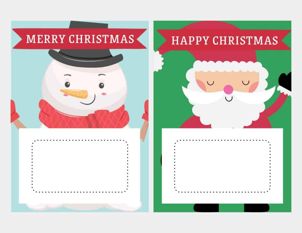 FREE Printable Christmas Gift Card Holders - My Printable Home