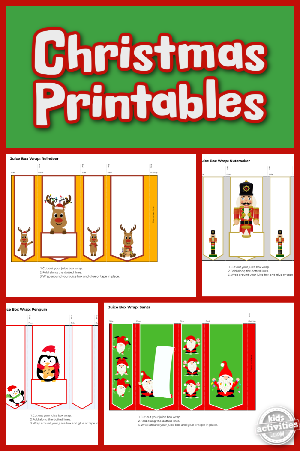 Free Printable Christmas Juice Box Covers Kids Activities Blog Free Printable Christmas Juice Box Covers Kids Activities Blog