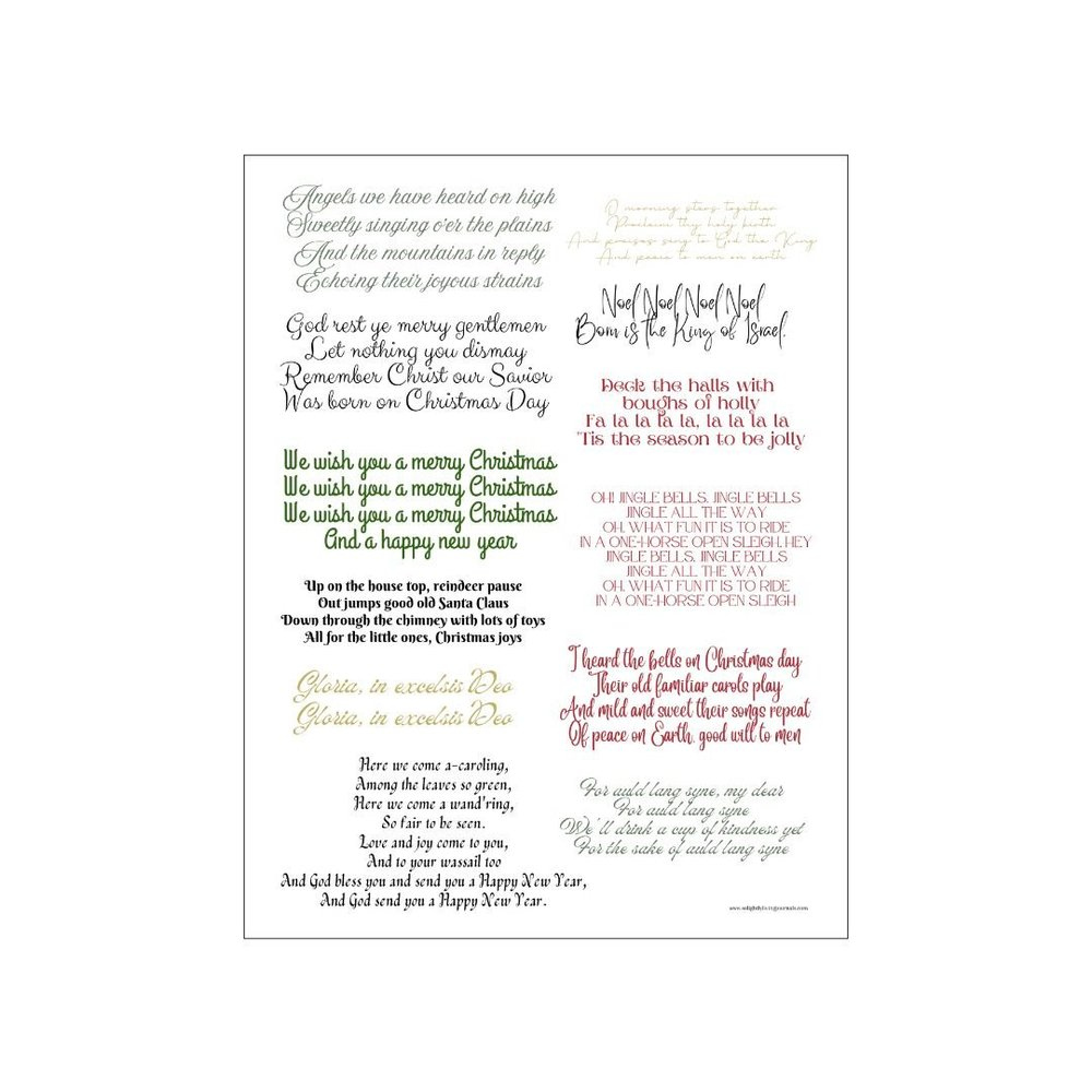 Free Printable Christmas Music Lyrics Free Printable Junk Free Printable Christmas Music Lyrics Free Printable Junk