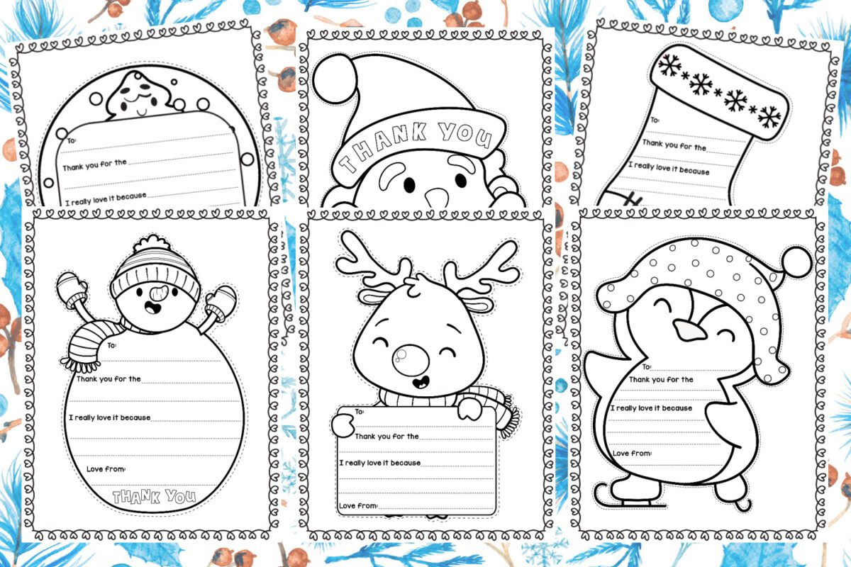 Free Printable Christmas Thank You Notes - Frugal Mom Eh!