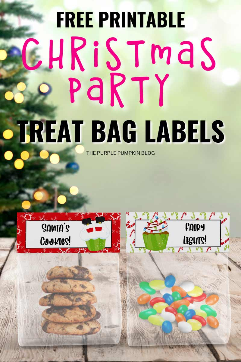 Free Printable Christmas Treat Bag Labels