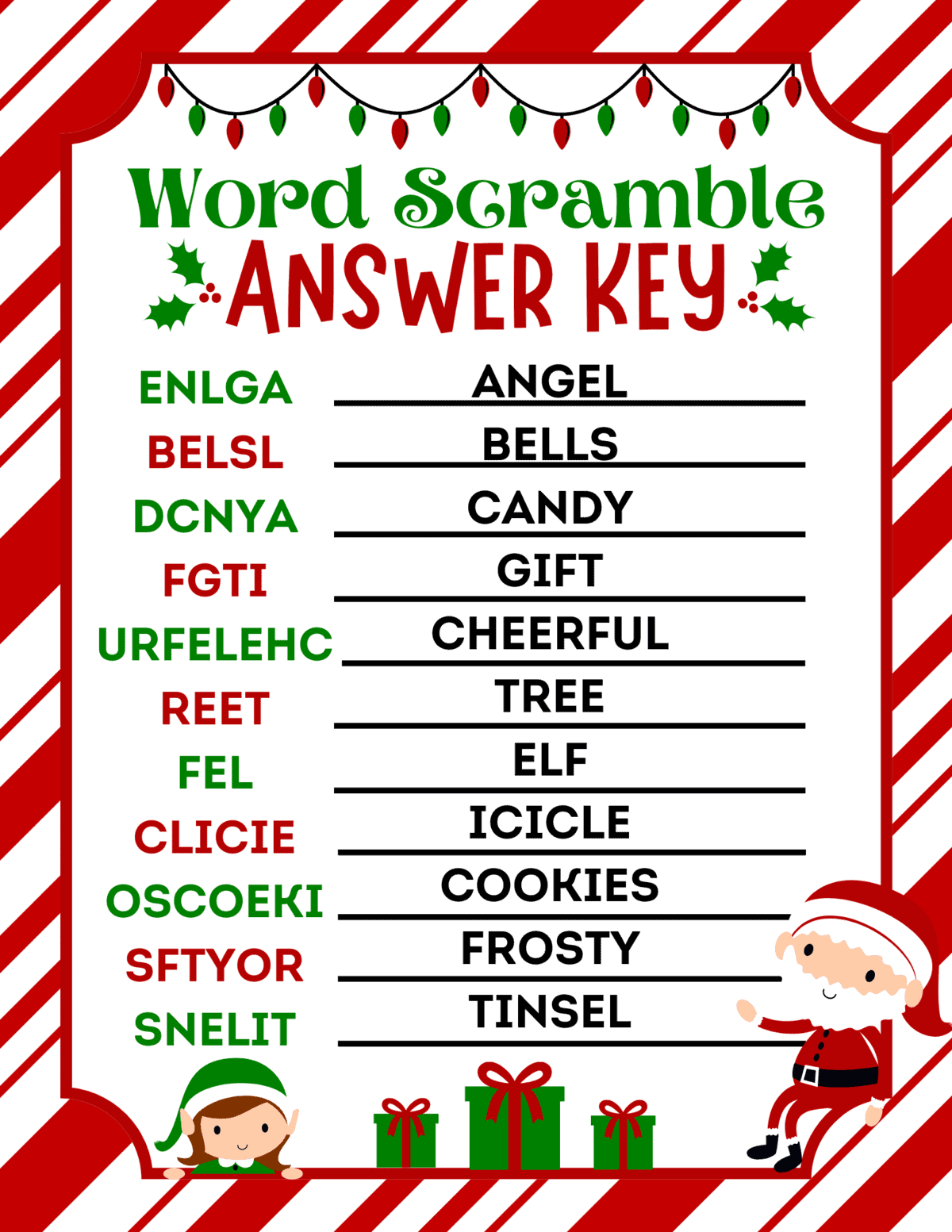 Free Printable Christmas Word Scramble for Kids - Prudent Penny Free Printable Christmas Word Scramble for Kids - Prudent Penny