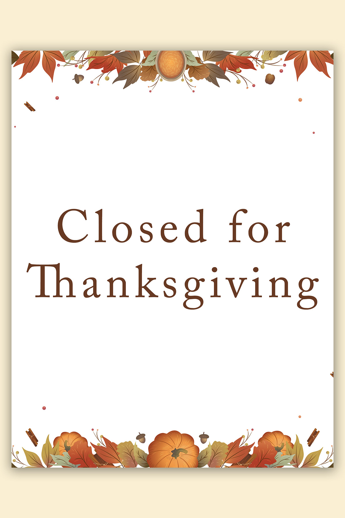 Free-Printable-Closed-for-Thanksgiving-Sign-Example- - Mom Envy Free-Printable-Closed-for-Thanksgiving-Sign-Example- - Mom Envy