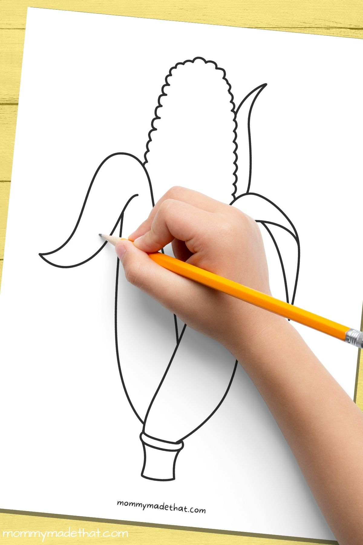 Free Printable Corn Templates & Outlines for Fall Crafts