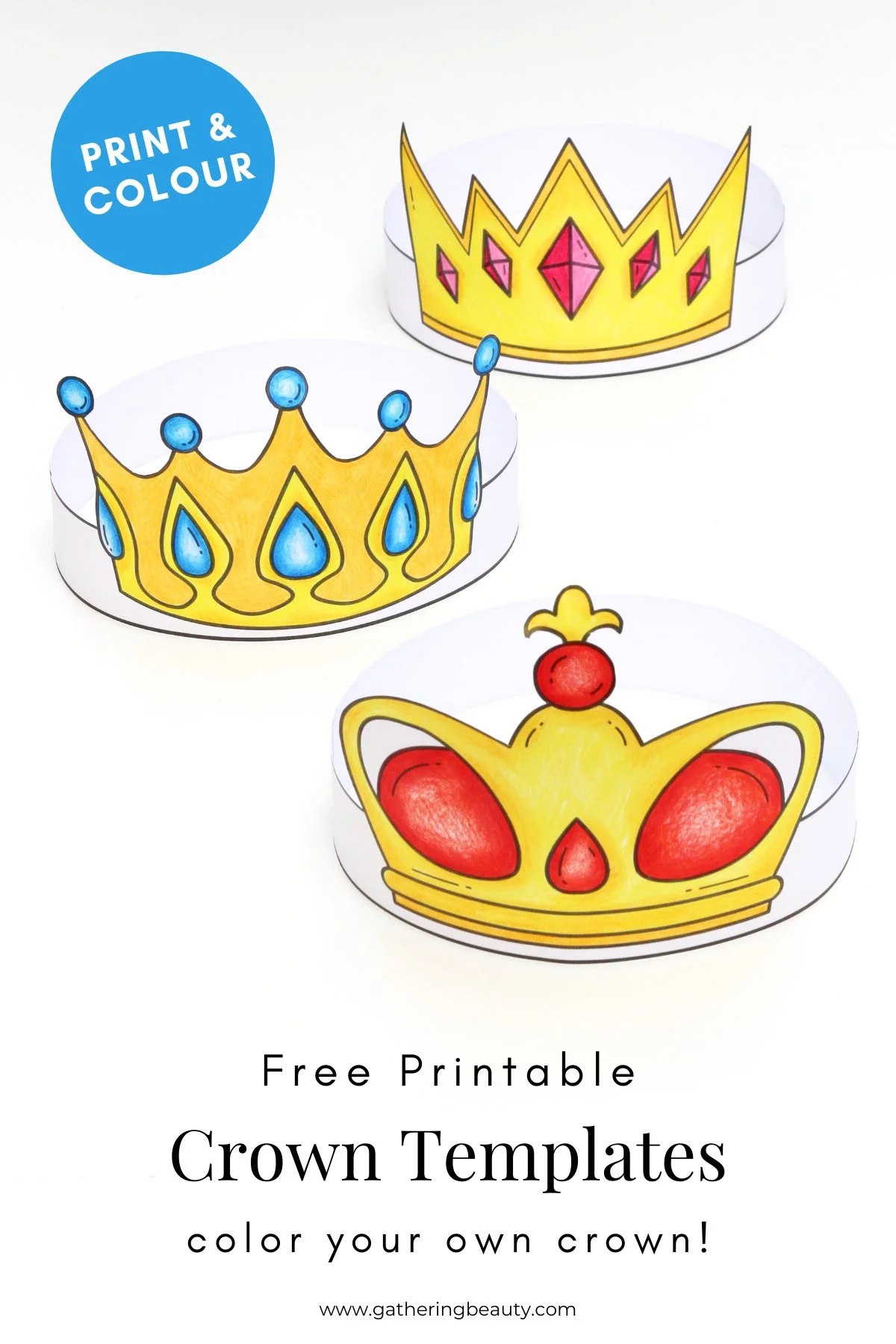 Free Printable Crown Templates — Gathering Beauty Free Printable Crown Templates — Gathering Beauty