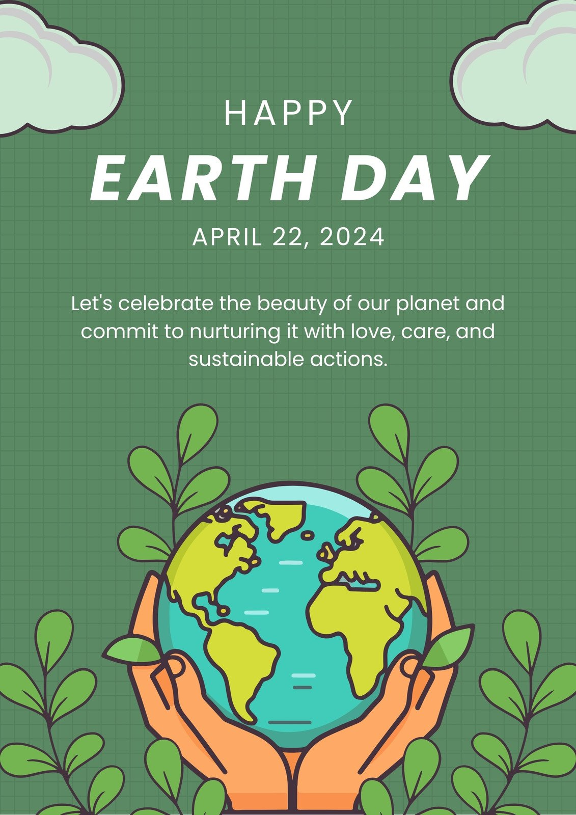 Free printable, customizable Earth Day poster templates  Canva