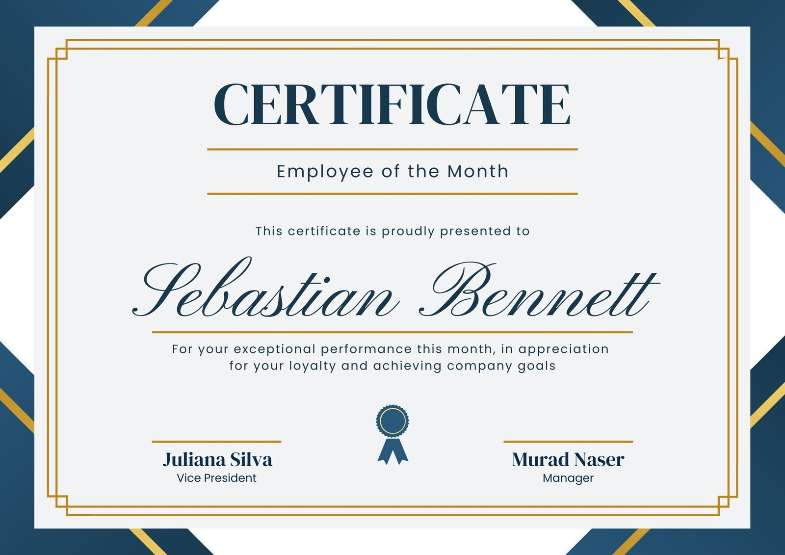 Free printable, customizable work certificate templates  Canva