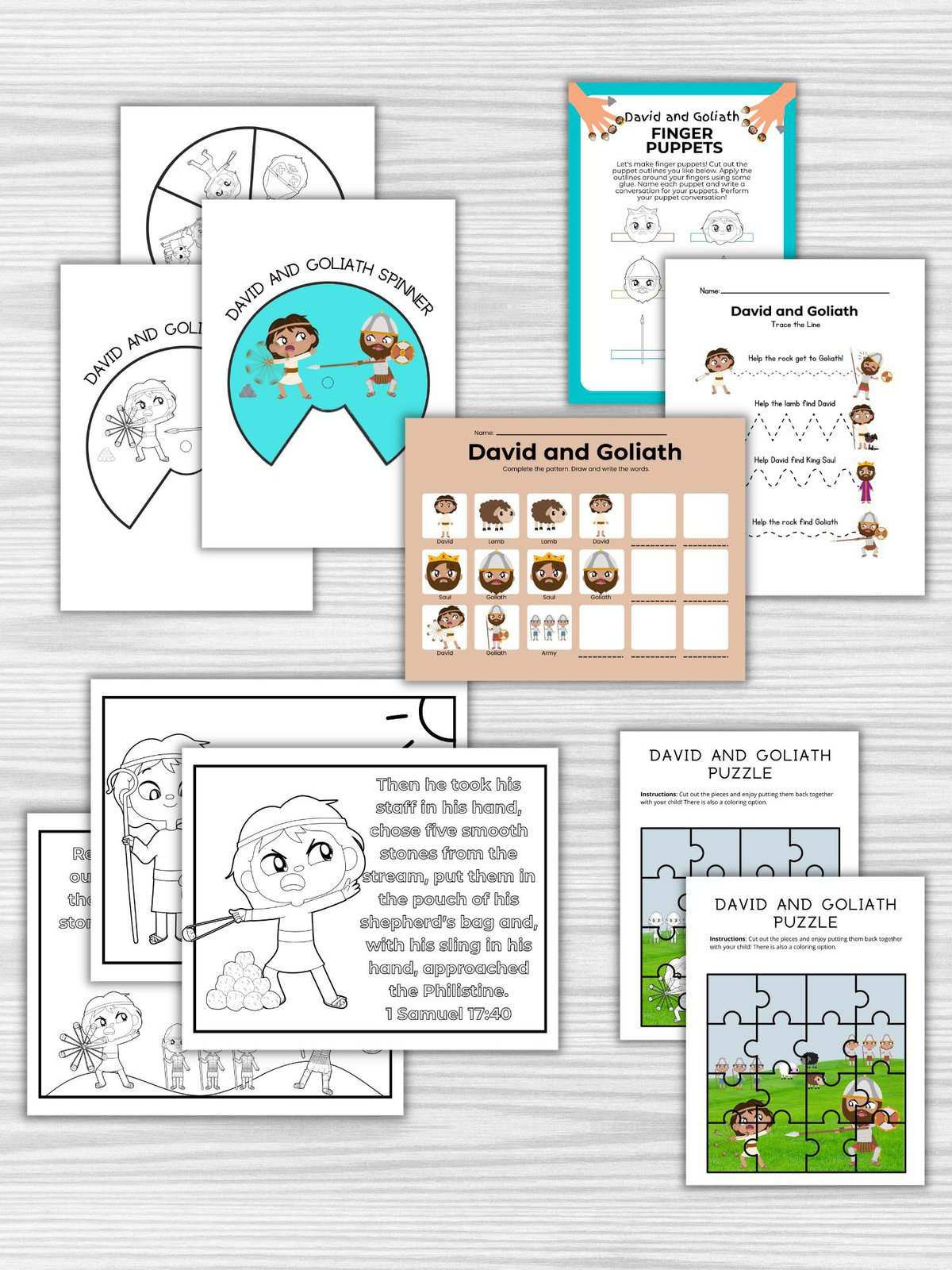 + Free Printable David and Goliath Crafts  Healing Home