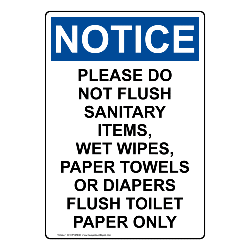 Free Printable Do Not Flush Signs - Printable Party Favors