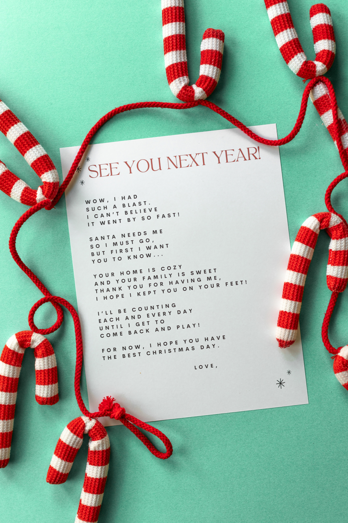 Free Printable Elf Goodbye Letter - Studio DIY Free Printable Elf Goodbye Letter - Studio DIY