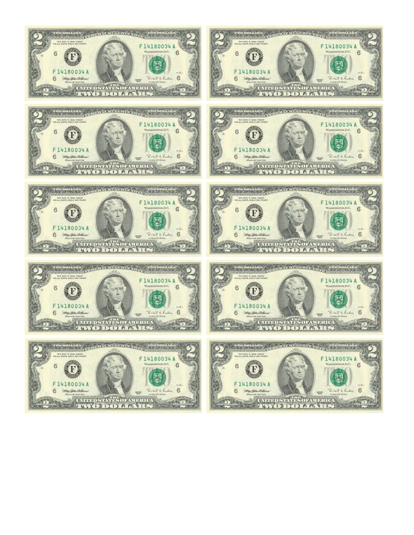 Free Printable Fake Money Templates [Word, PDF]