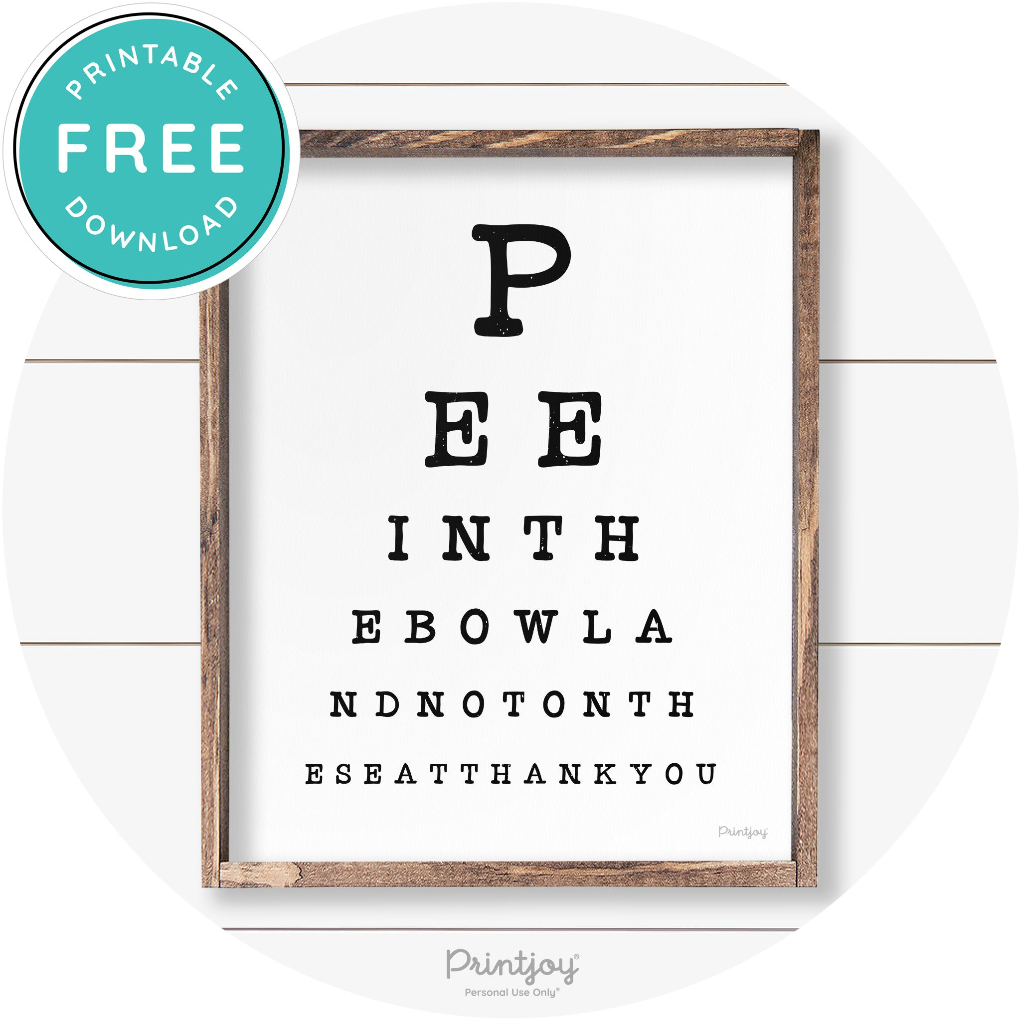 Free Printable Funny Bathroom Signs