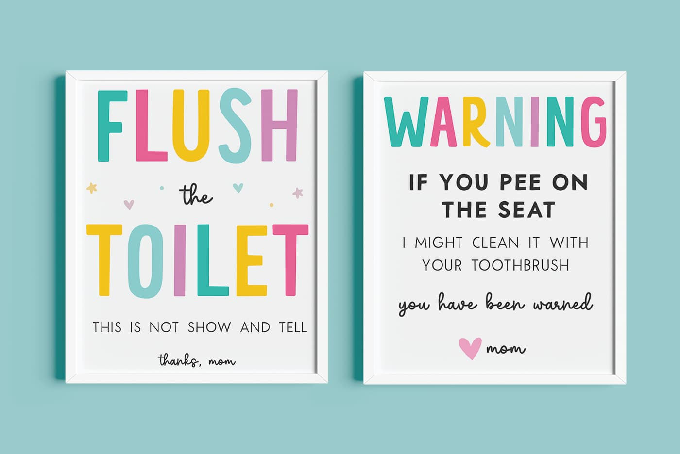 Free Printable Funny Kids Bathroom Signs - Favorite Printables