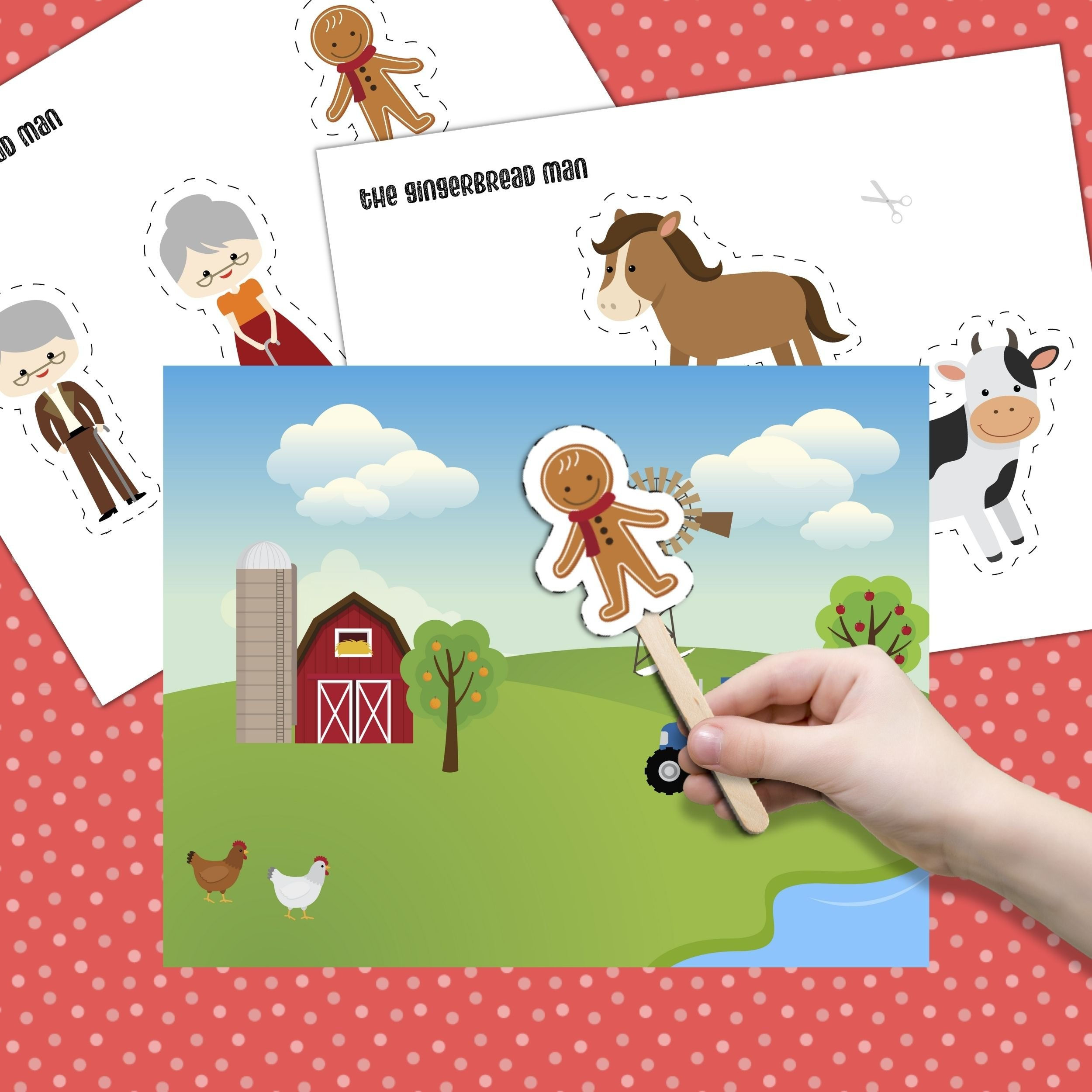 Free Printable Gingerbread Man Story Activity - Big Family Blessings