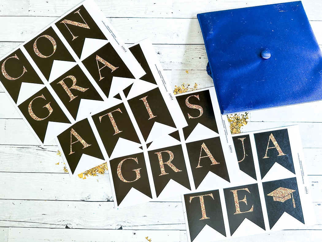 Free Printable Graduation Banner - Everyday Party Magazine