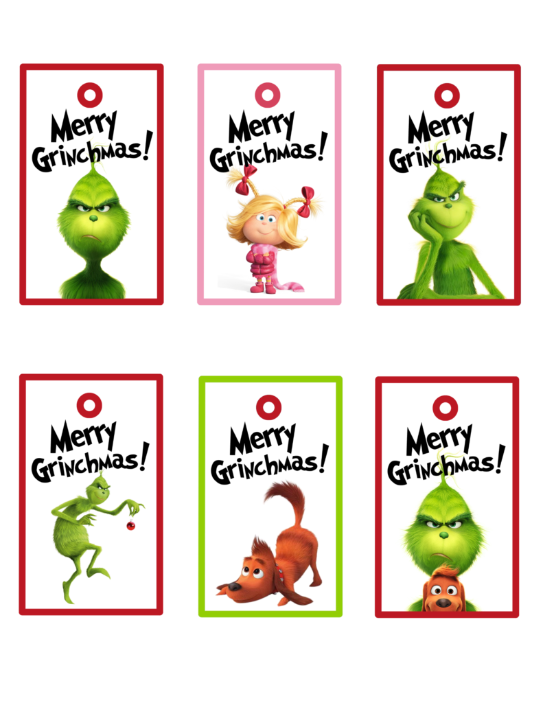 Free Printable Grinch Christmas Gift Tags - Baking You Happier Free Printable Grinch Christmas Gift Tags - Baking You Happier