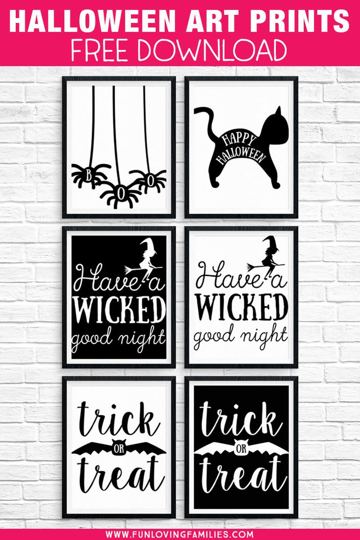 Free Printable Halloween Decorations to Spruce Up Your Holiday