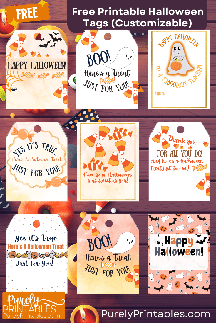 Free Printable Halloween Treat Tags Are Instant Downloads And