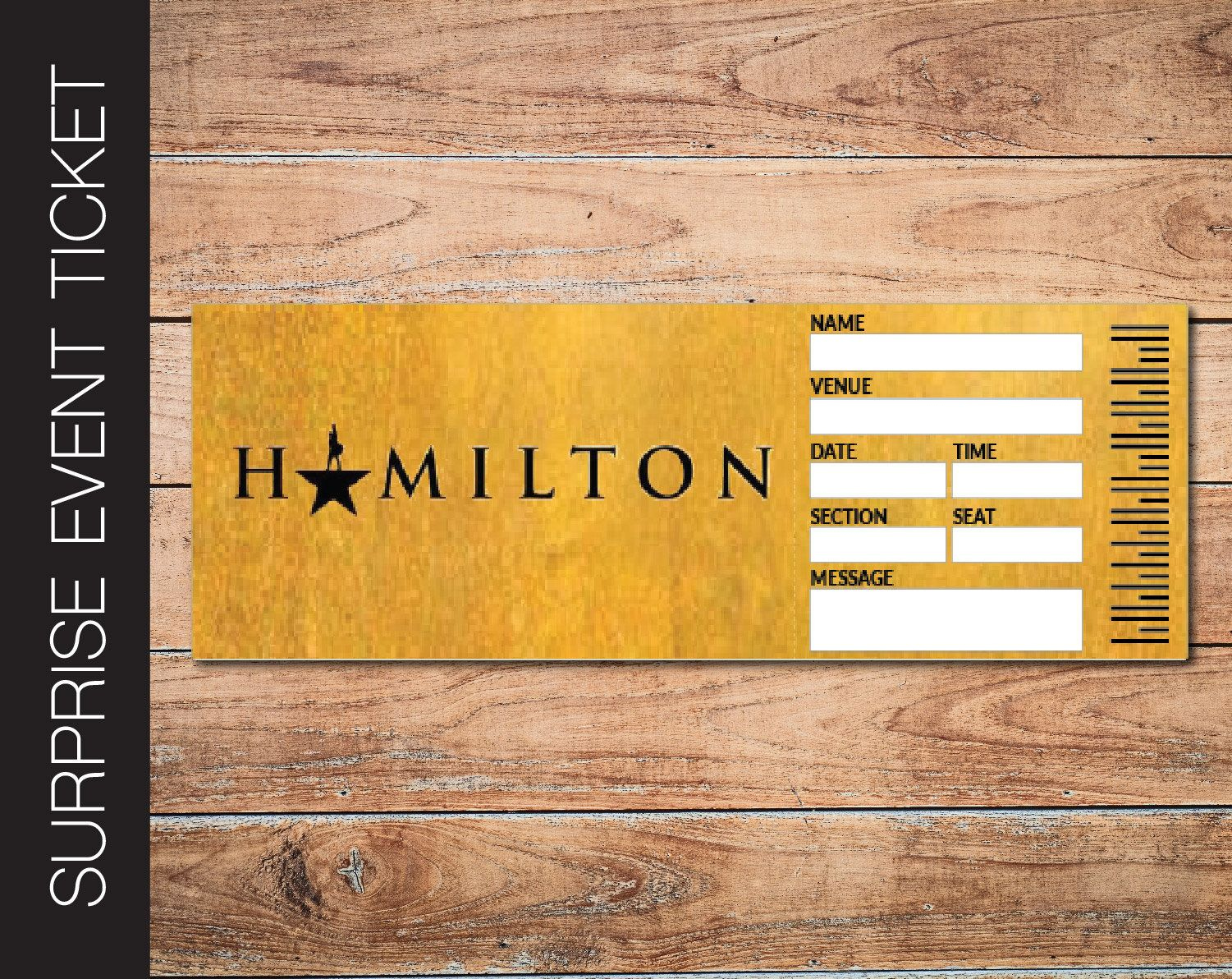Free Printable Hamilton Hamilton Tickets This Weekend Ticket Free Printable Hamilton Hamilton Tickets This Weekend Ticket