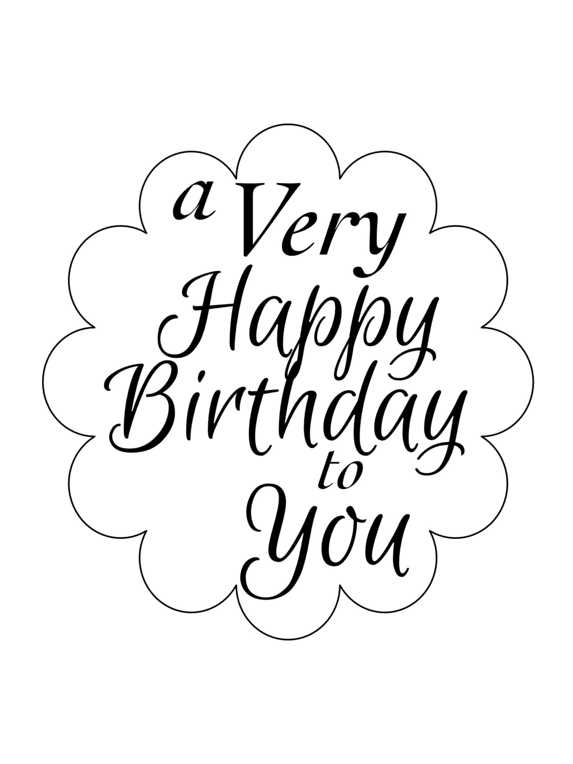 Free Printable Happy Birthday Sign Templates [PDF, Word] Yard, Cake