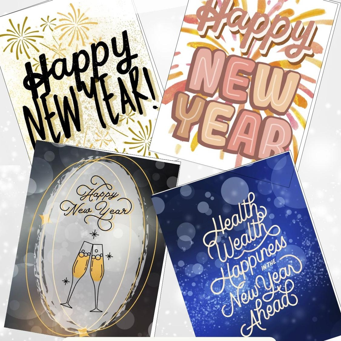 Free Printable Happy New Year Cards (for ) – Sustain My