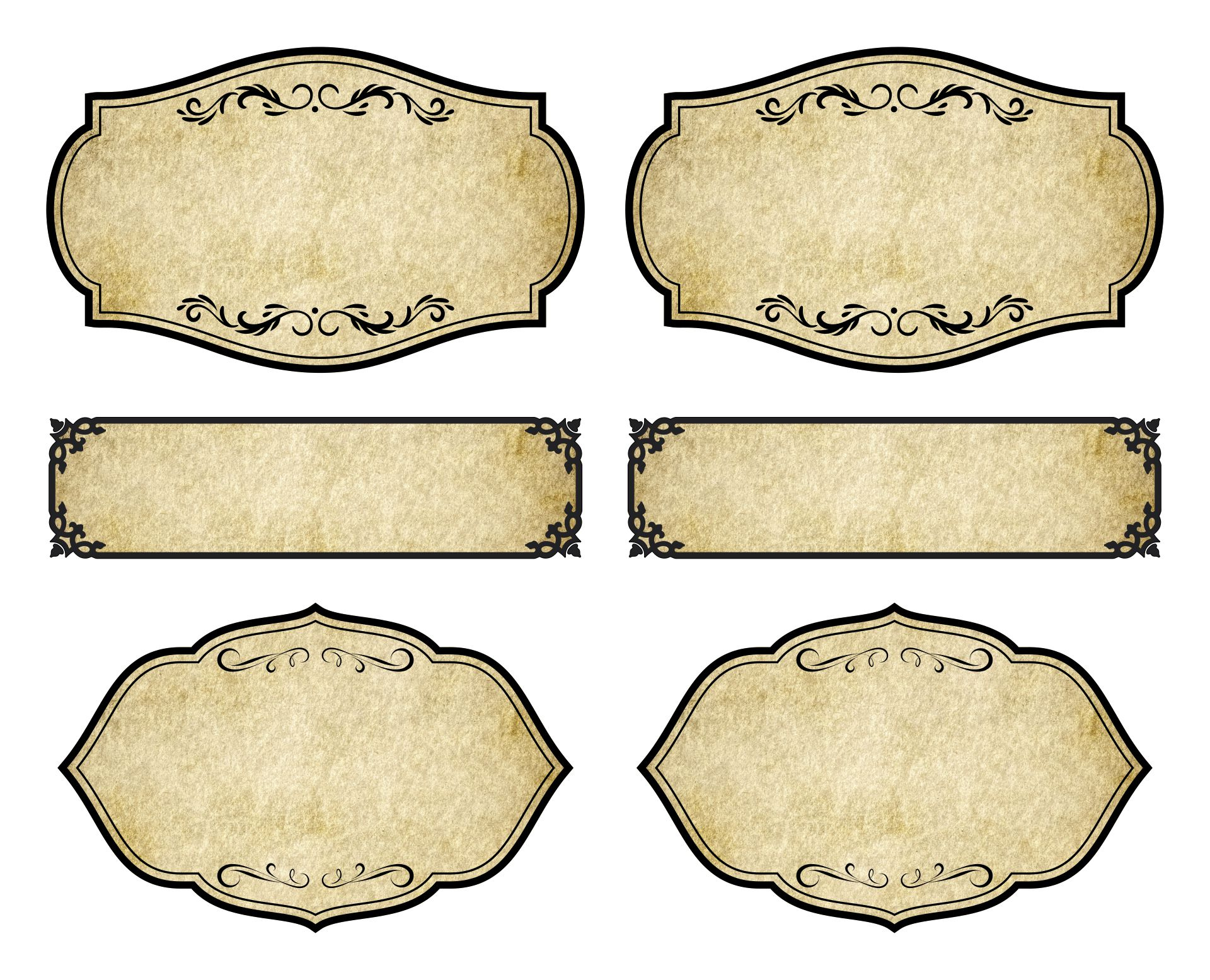 Free Printable Harry Potter Food Labels