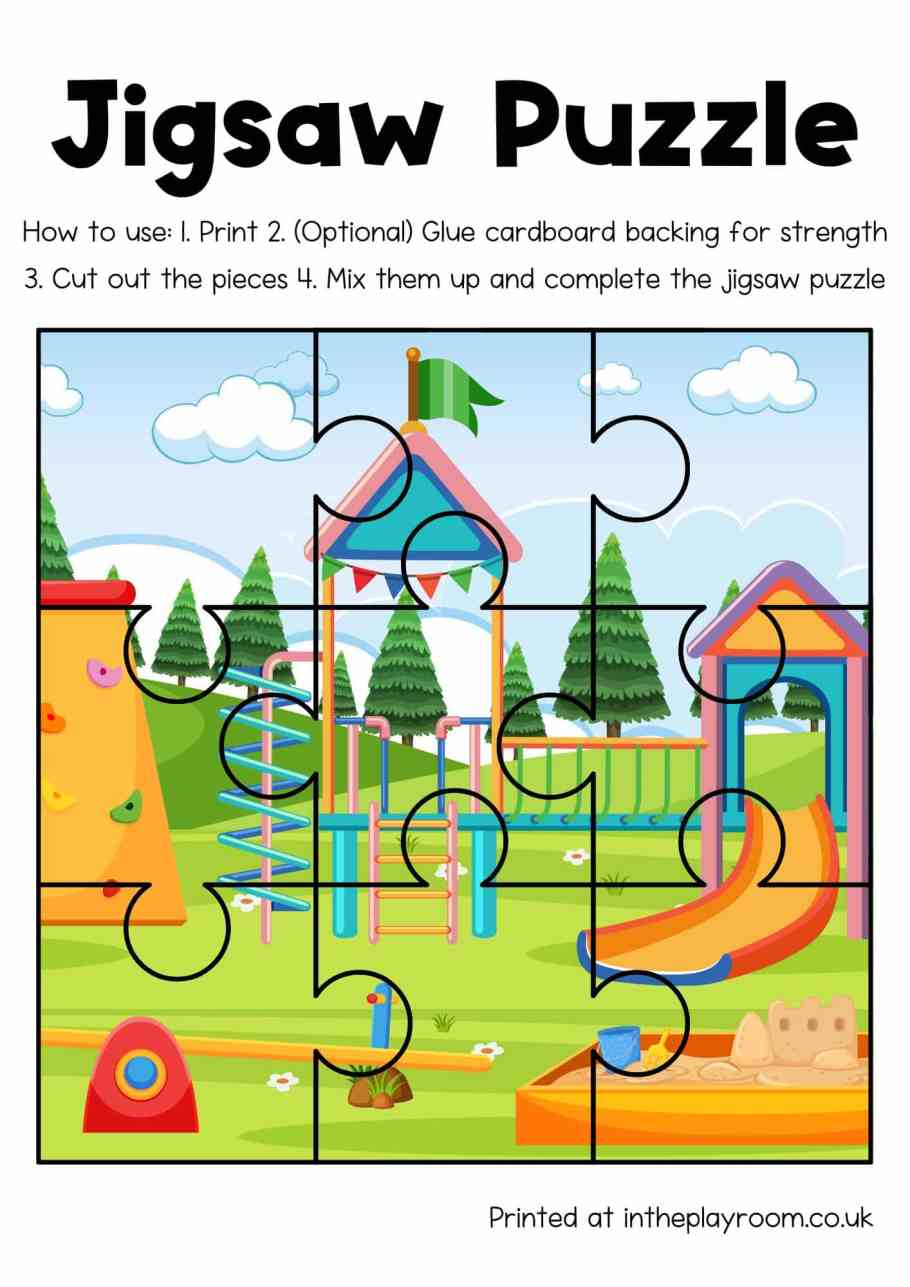 Free Printable Jigsaw Puzzles for Kids - In The Playroom Free Printable Jigsaw Puzzles for Kids - In The Playroom