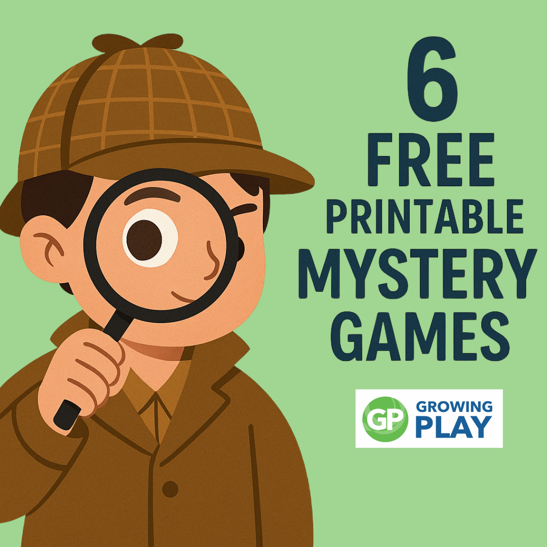Free Printable Mystery Games for Kids - Growing Play