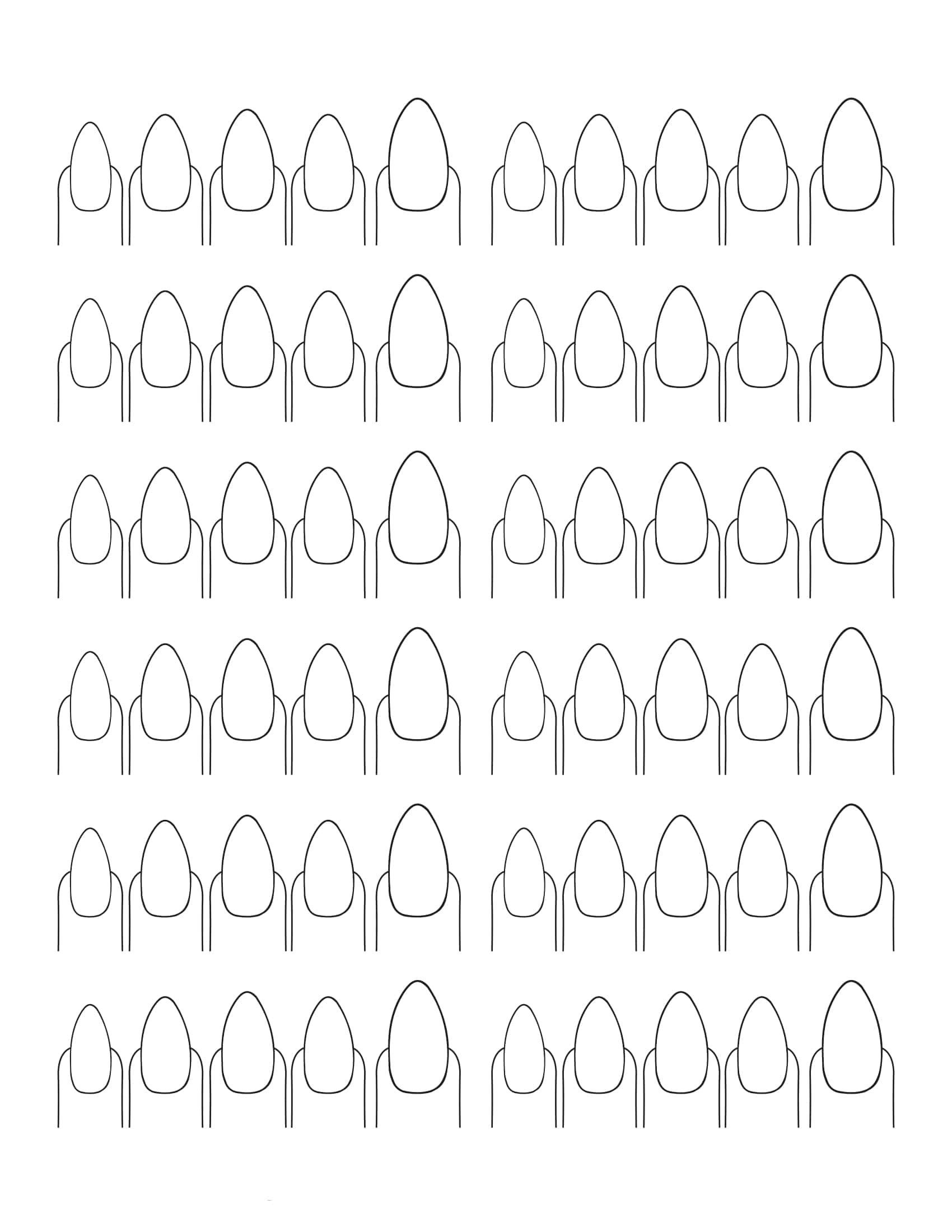 + Free Printable Nail Design Templates [PDF]