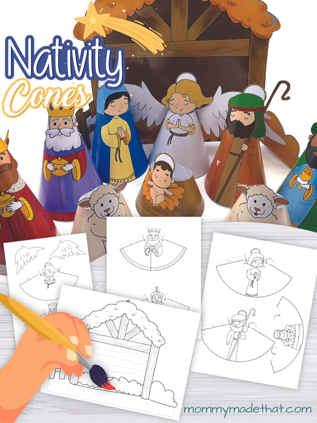 Free Printable Nativity Scene (Super Cute D Scene!) Free Printable Nativity Scene (Super Cute D Scene!)