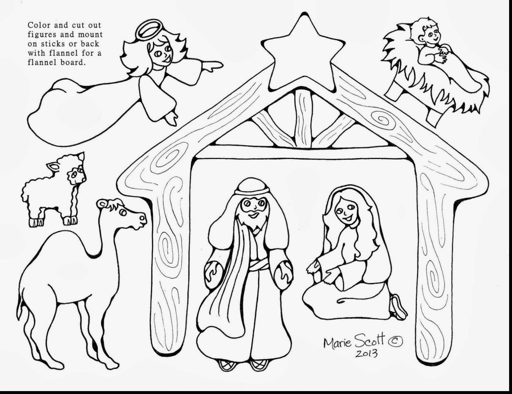 Free Printable Nativity Scenes - Printable Party Favors
