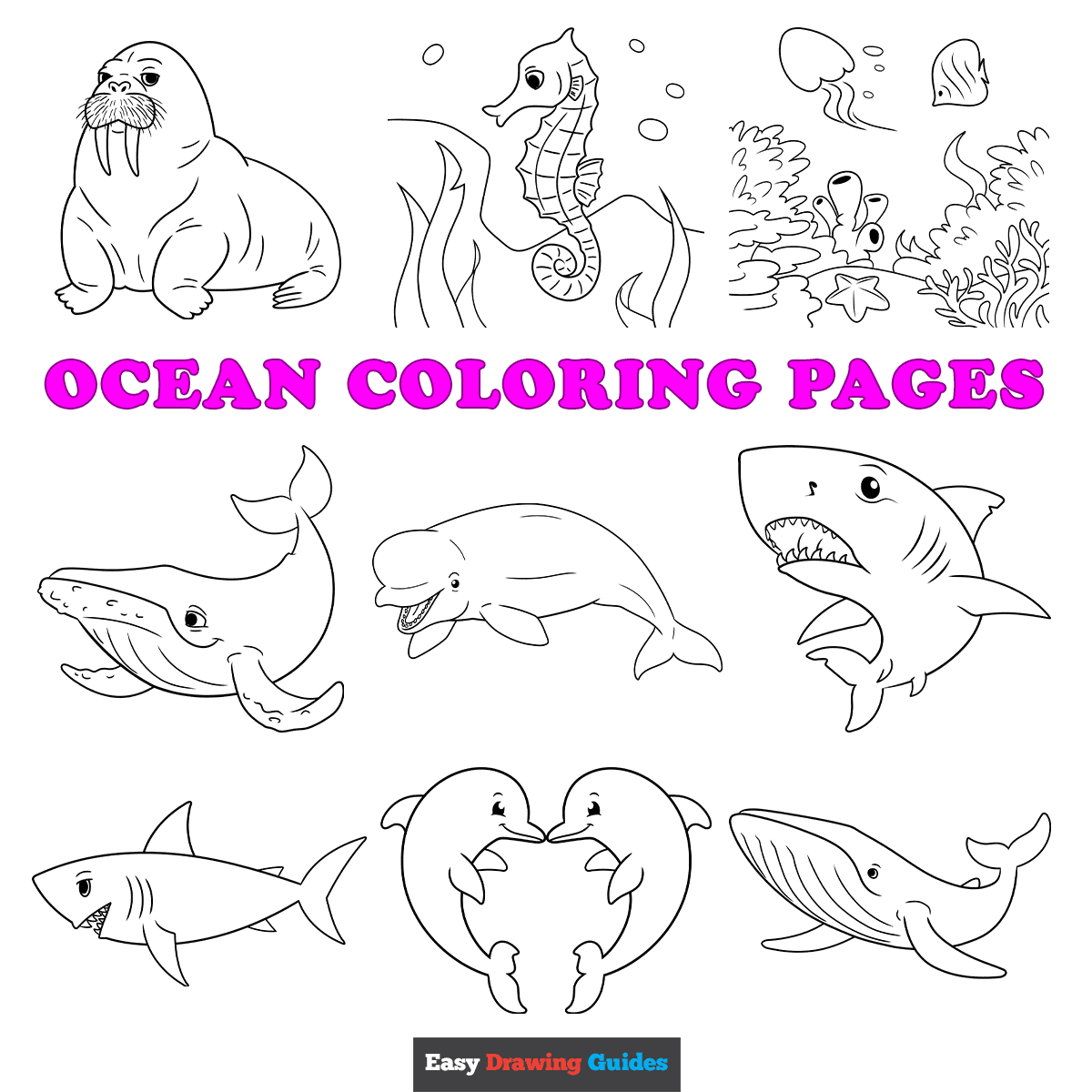 Free Printable Ocean Coloring Pages for Kids Free Printable Ocean Coloring Pages for Kids