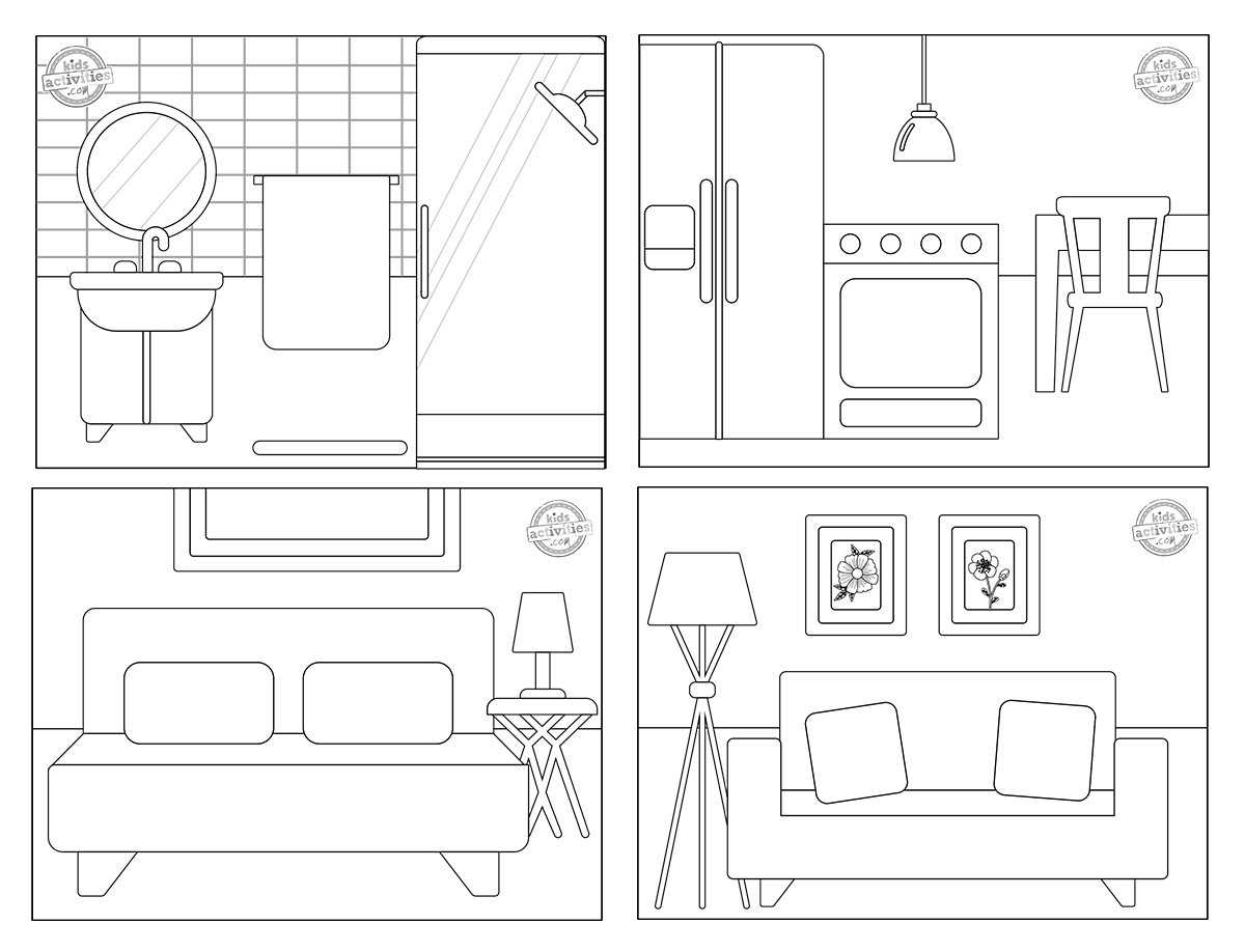 Free Printable Paper Doll House Coloring Pages Kids Activities Blog Free Printable Paper Doll House Coloring Pages Kids Activities Blog