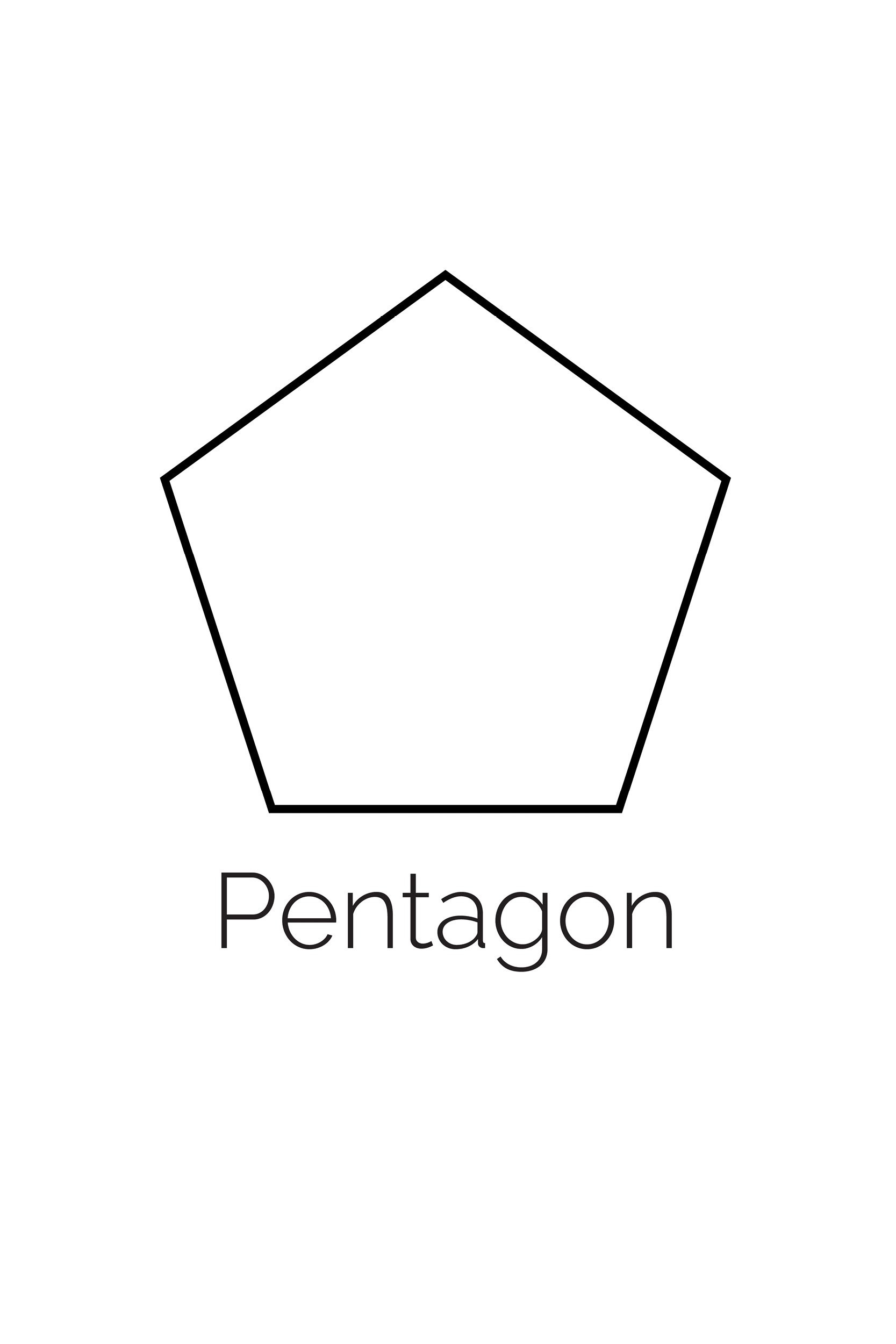 Free Printable Pentagon Shape Free Printable Pentagon Shape
