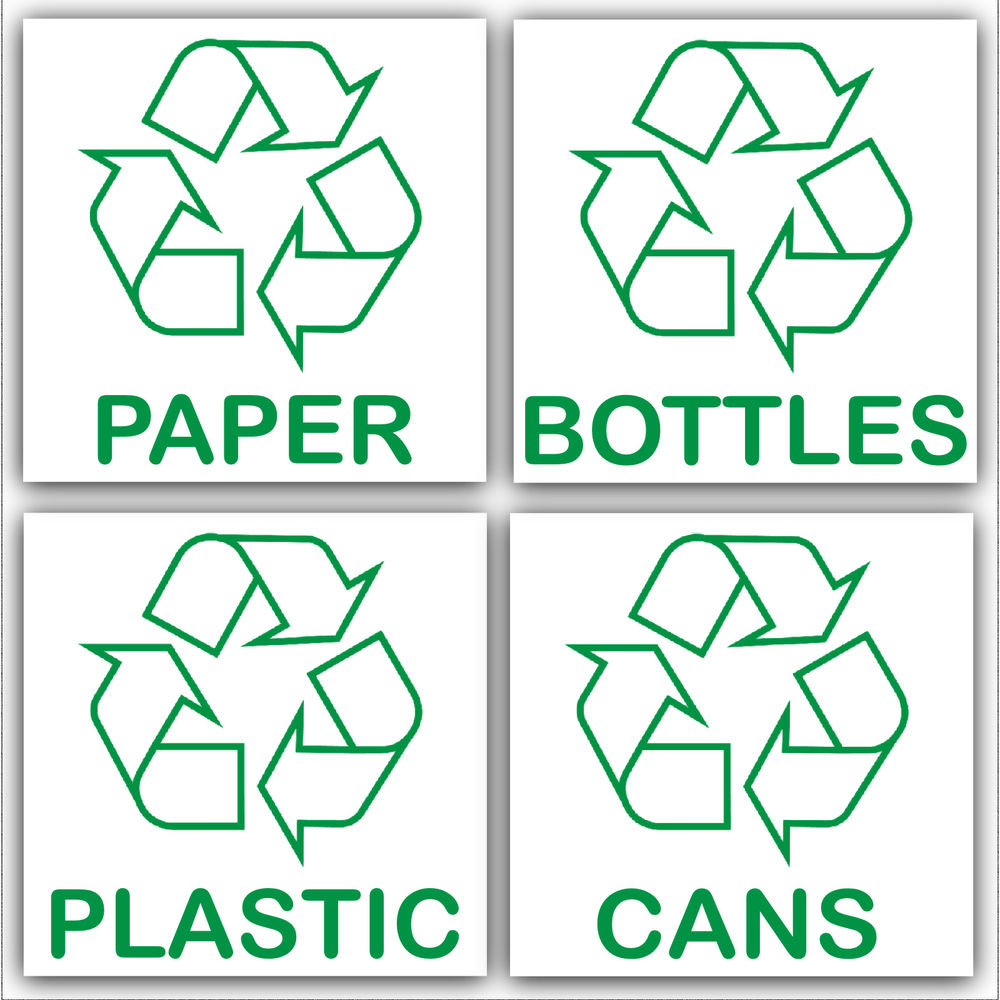 Free Printable Recycling Signs For Bins - Printable Party Favors