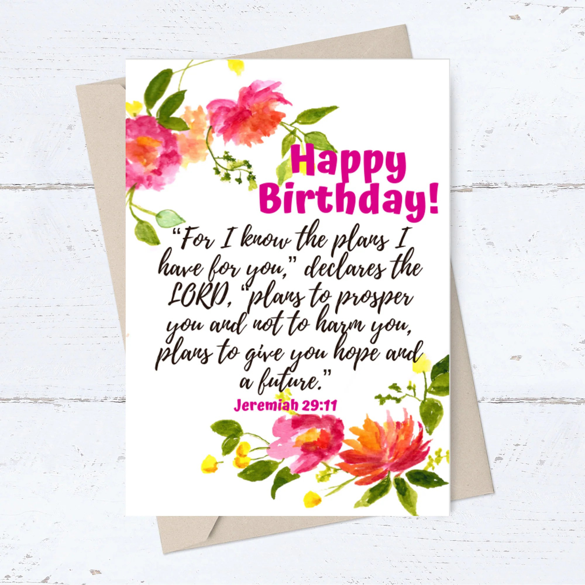 Free Printable Religious Birthday Cards - Printable Study Planner