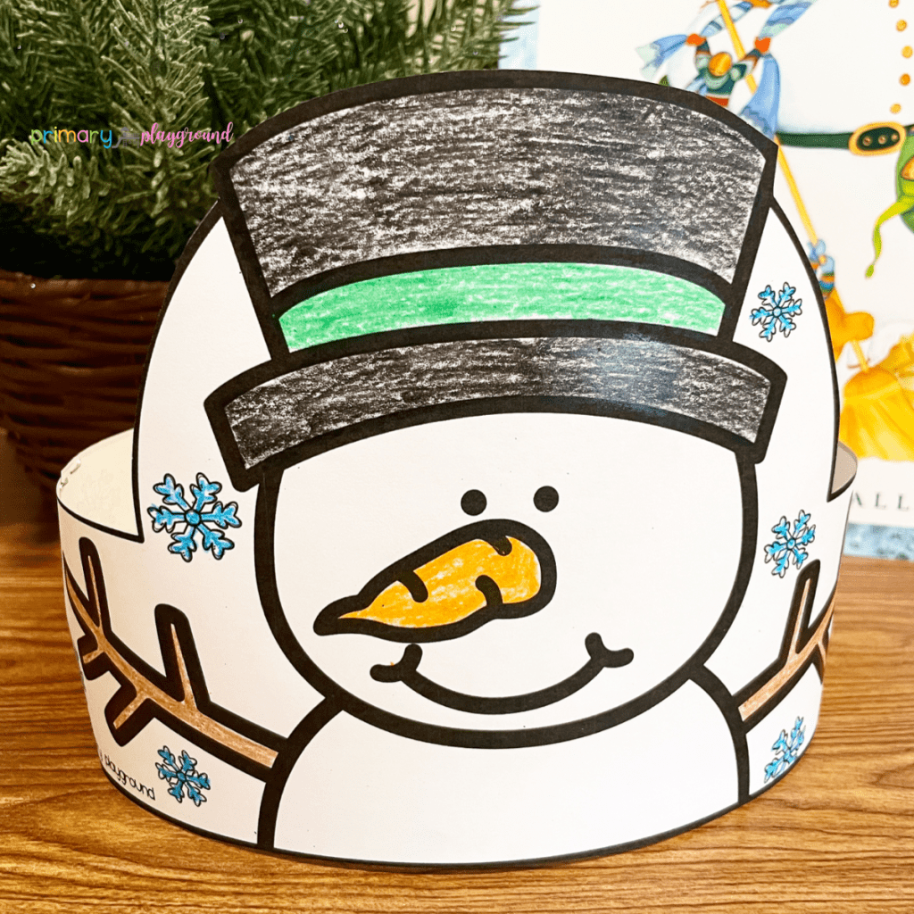 Free Printable Snowman Hat - Primary Playground Free Printable Snowman Hat - Primary Playground