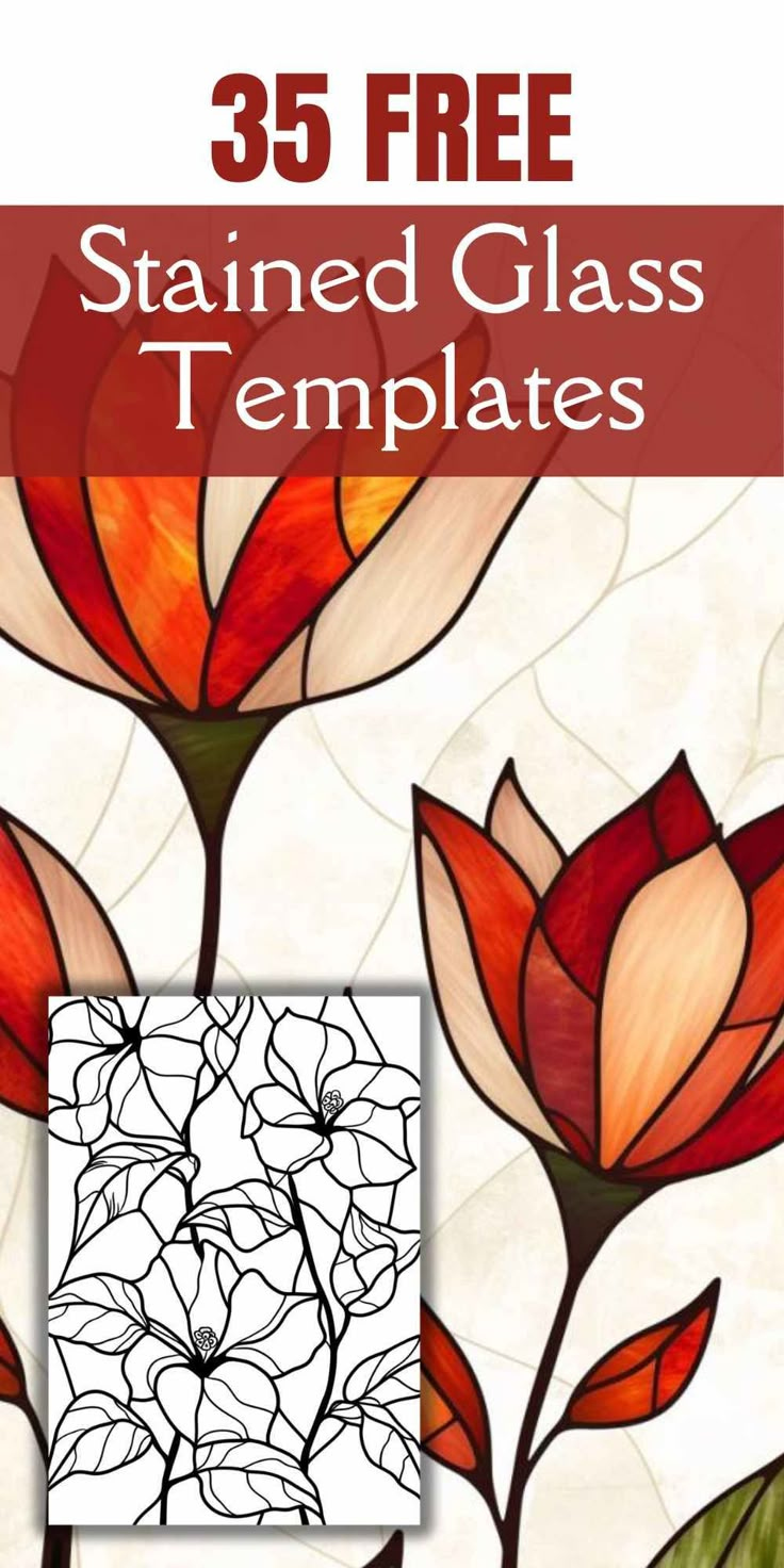 Free Printable Stained Glass Patterns!